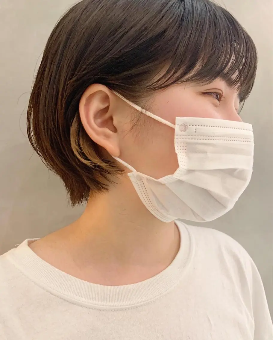 ショート カラー ショートボブ インナーカラー ボブ ショートヘア sakoda shunkiのヘアスタイル