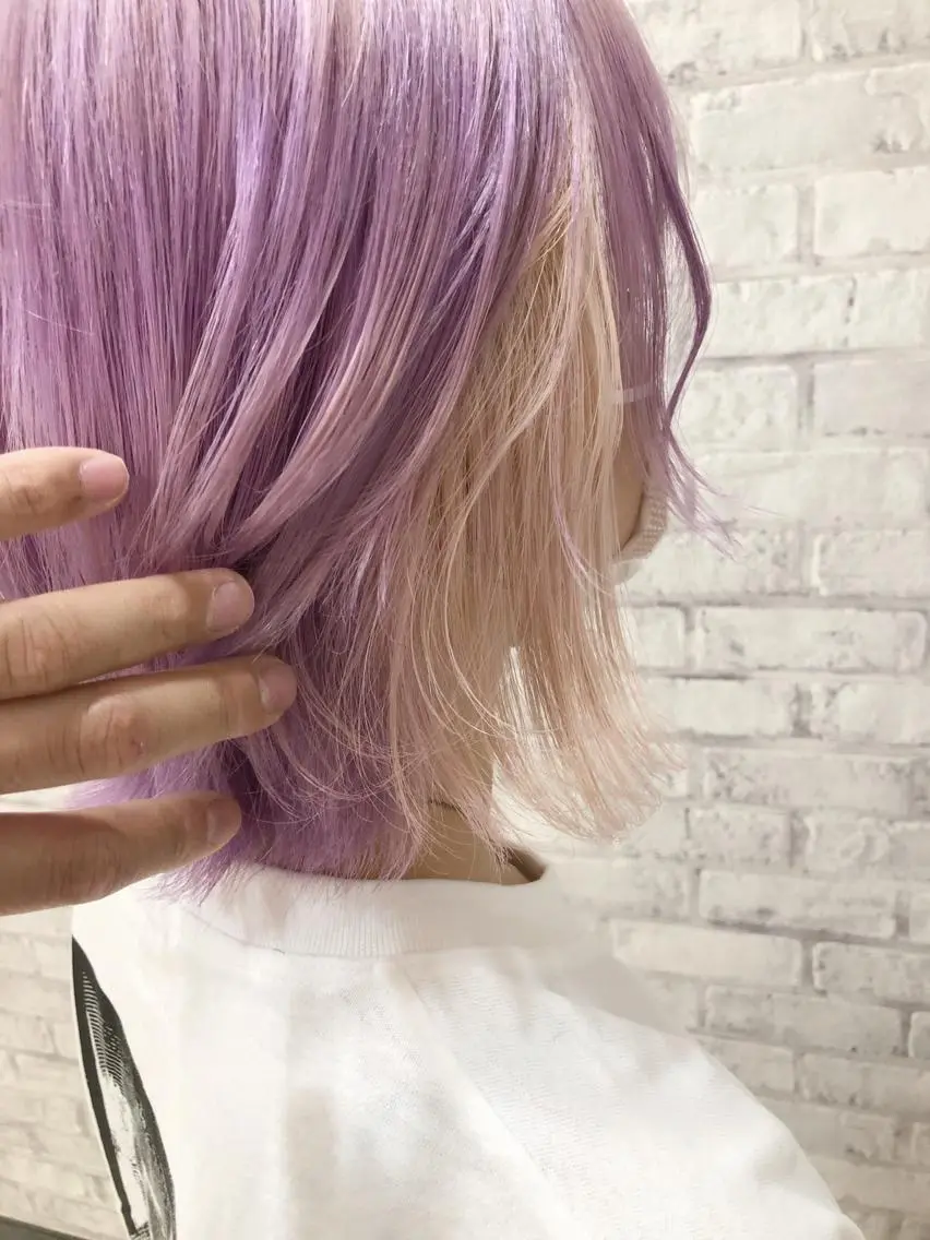 ショート カラー ヘアアレンジ インナーカラー ボブ ショートヘア ウルフカット カット ヘアカラー トリートメント 秋山 幸太のヘアスタイル