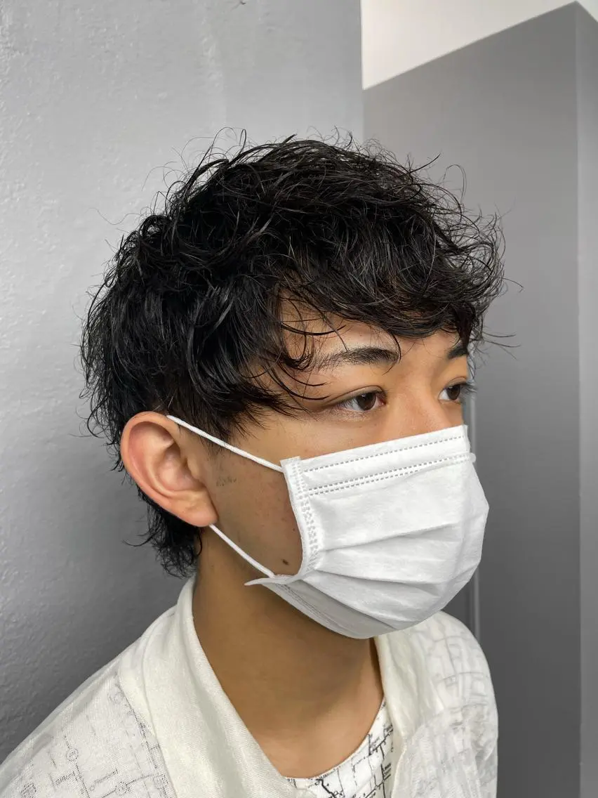 ショート カラー パーマ メンズ 🔥メンズカラー🔥 セヤシュウヘイのヘアスタイル