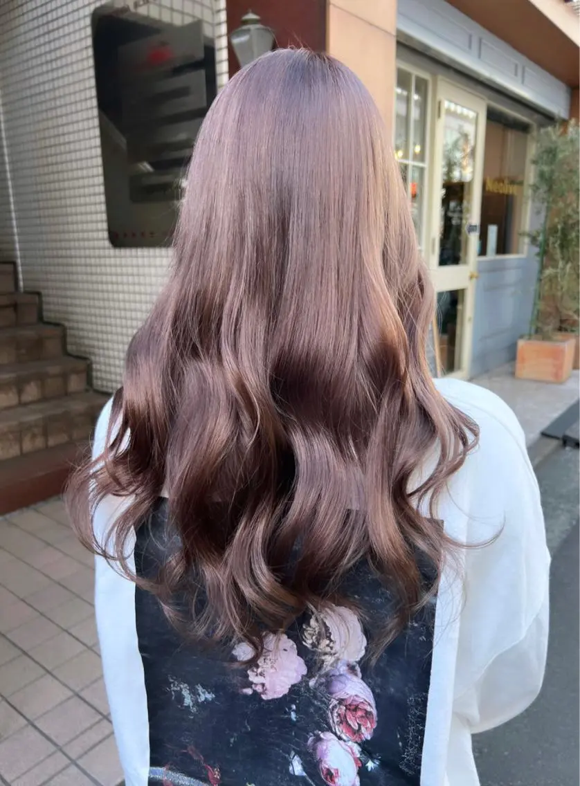 ロング カラー ヘアカラー karin🌛ボブ/ 透明感たっぷりカラーのヘアスタイル