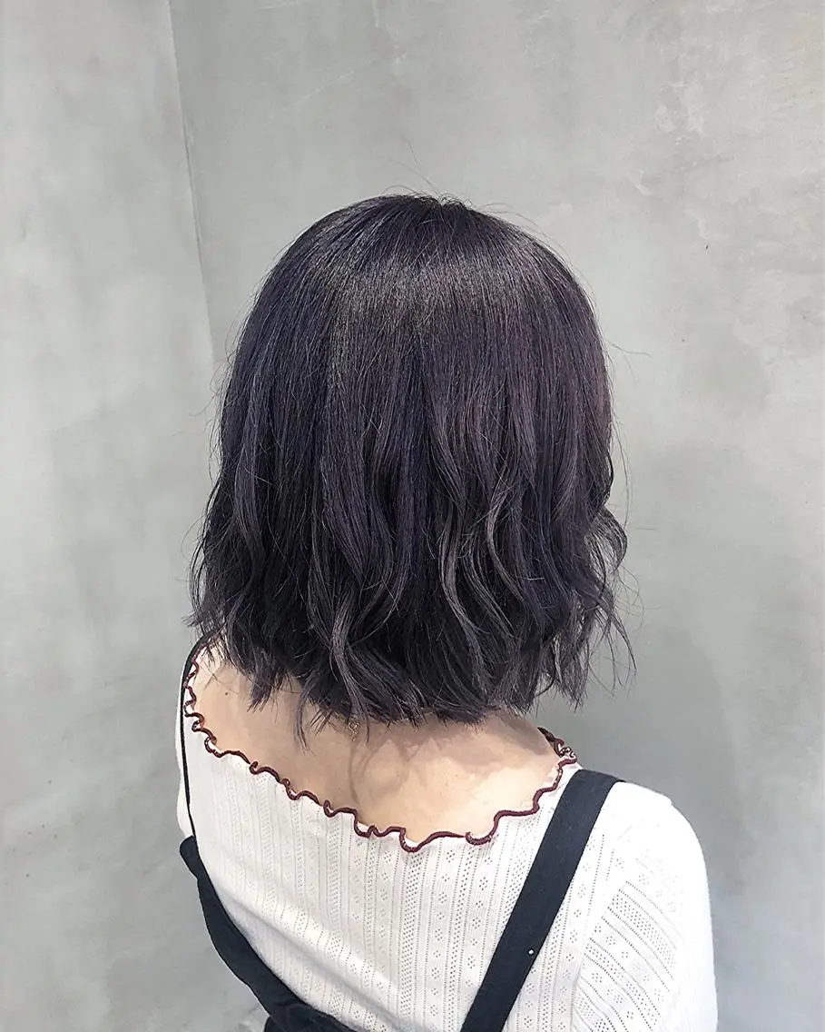 ミディアム カラー ヘアアレンジ ヘアカラー トリートメント ヘアセット TOKI /透明感/原宿のヘアスタイル
