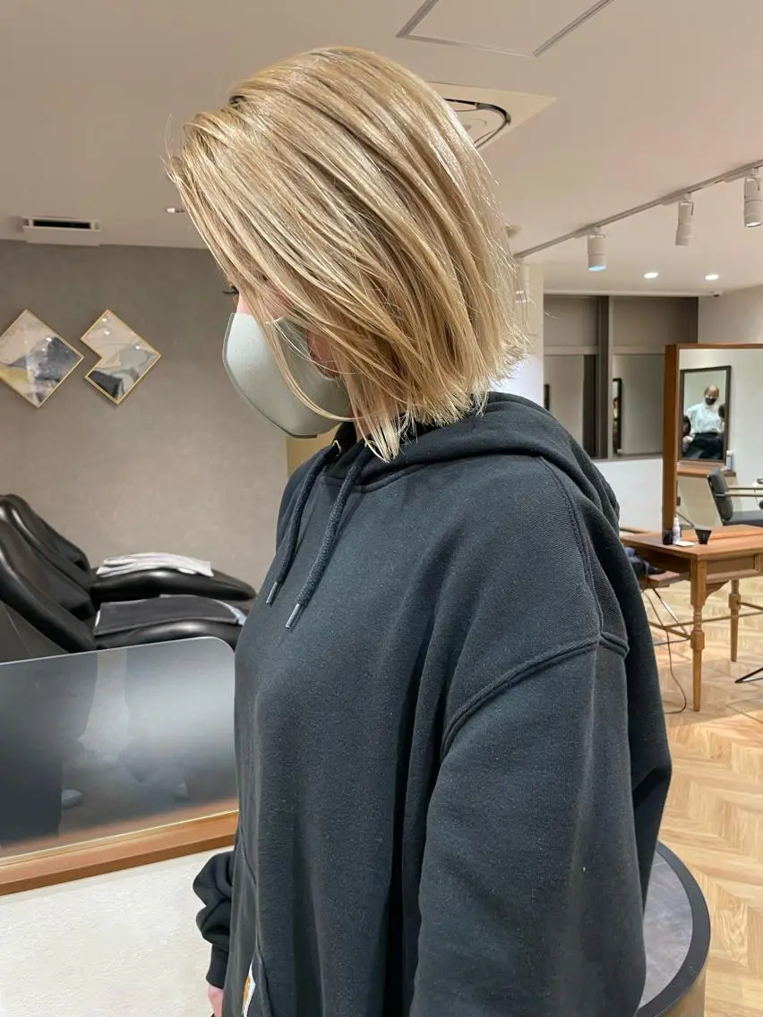 セミロング 塚本 征也のヘアスタイル