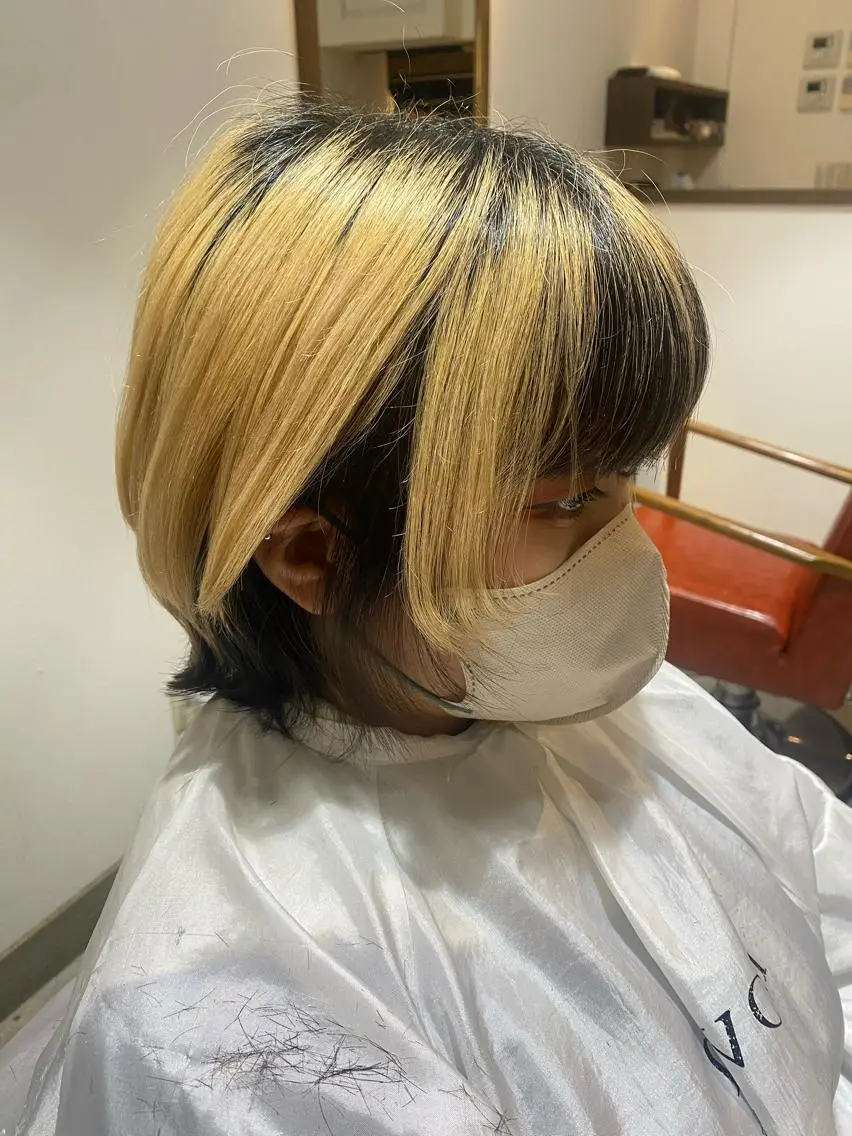 ミディアム ウルフカット 【novem】 serenのヘアスタイル