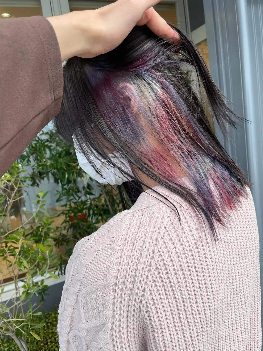 ミディアム カラー 齋藤 佳以のヘアスタイル