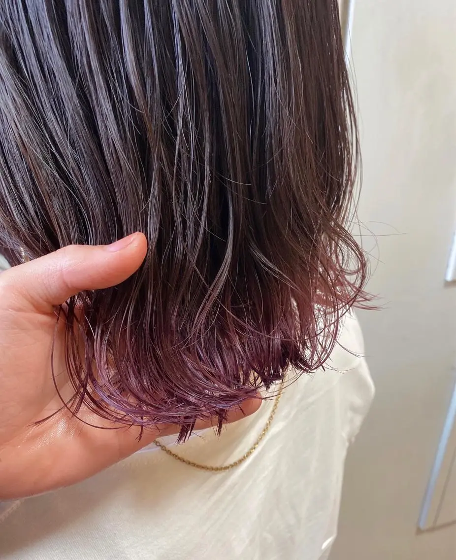 ミディアム カラー レイヤー×艶髪特化 マネージャー安藤光司のヘアスタイル