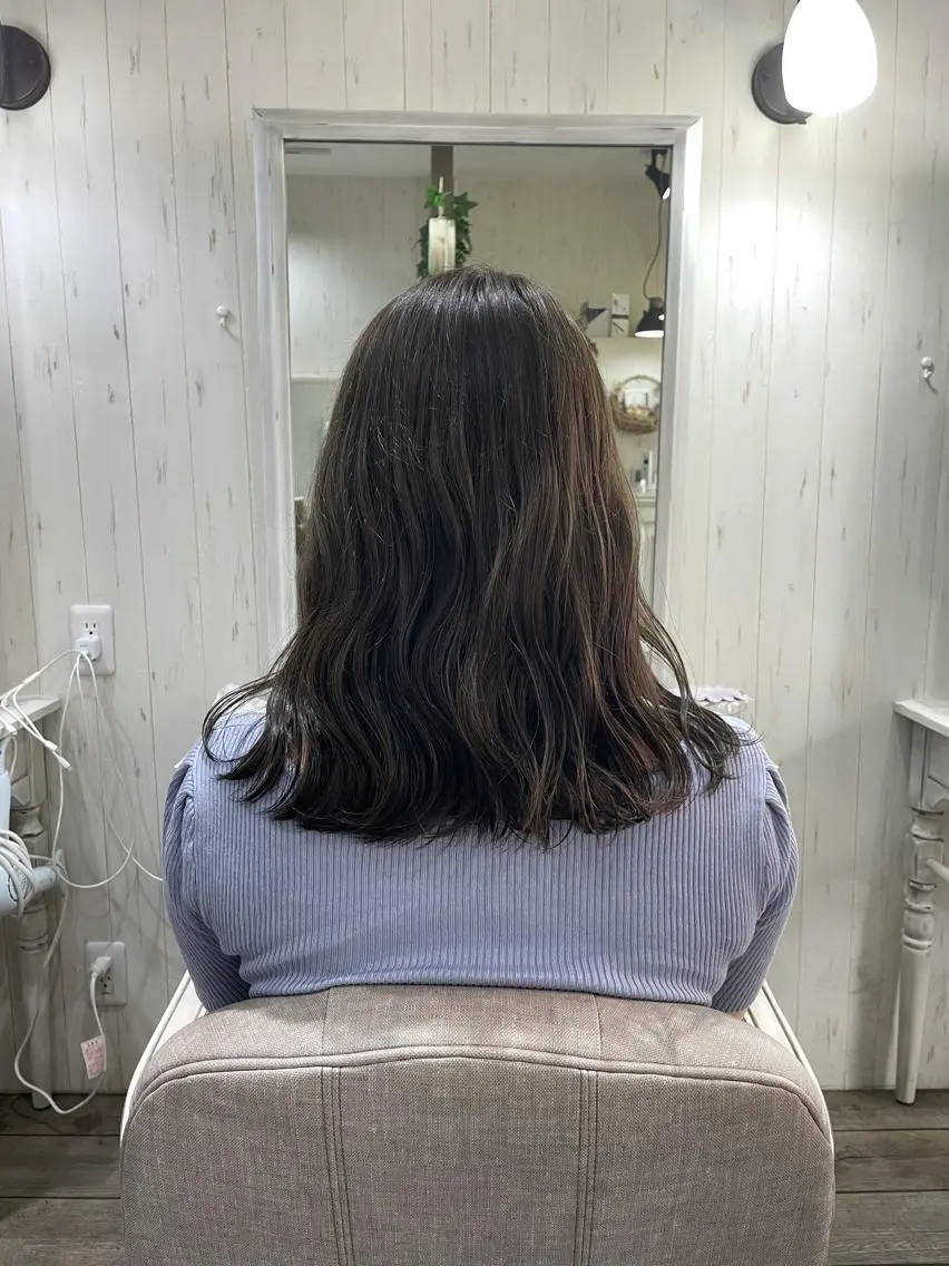 ミディアム ネモトメイナ🌿‬ 今月末で退職しますのヘアスタイル