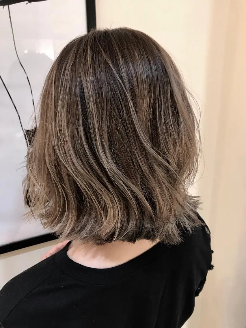 ショート カラー ボブ 外国人風カラー 中塚 義人のヘアスタイル