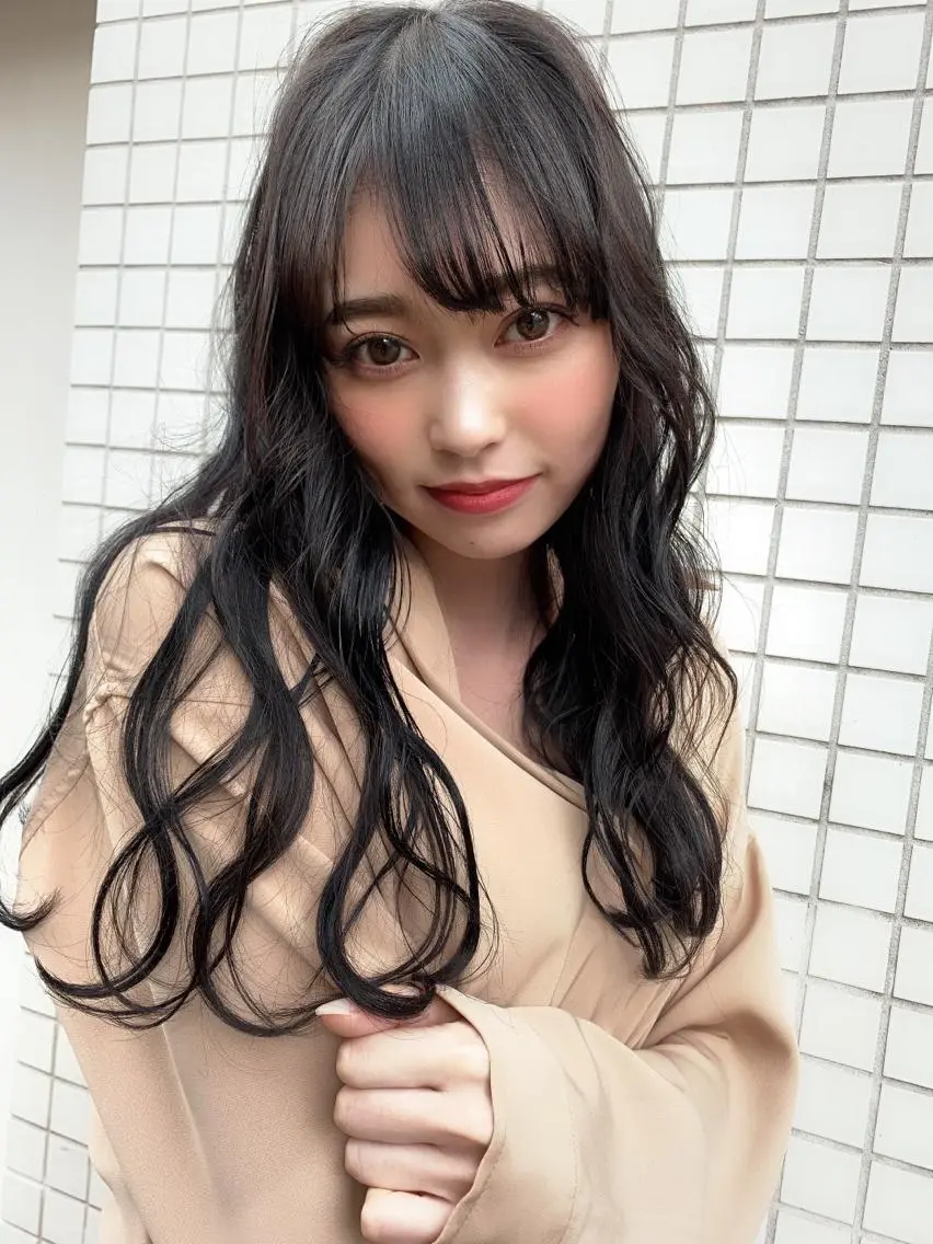 ロング カラー カット ヘアカラー トリートメント 髪質改善will hairdesignのヘアスタイル