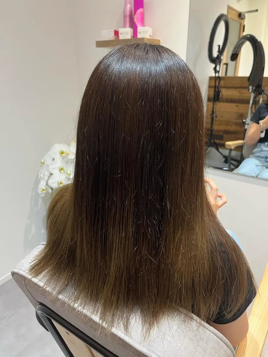カラー カット 🌸 飯野 舞桜のヘアスタイル