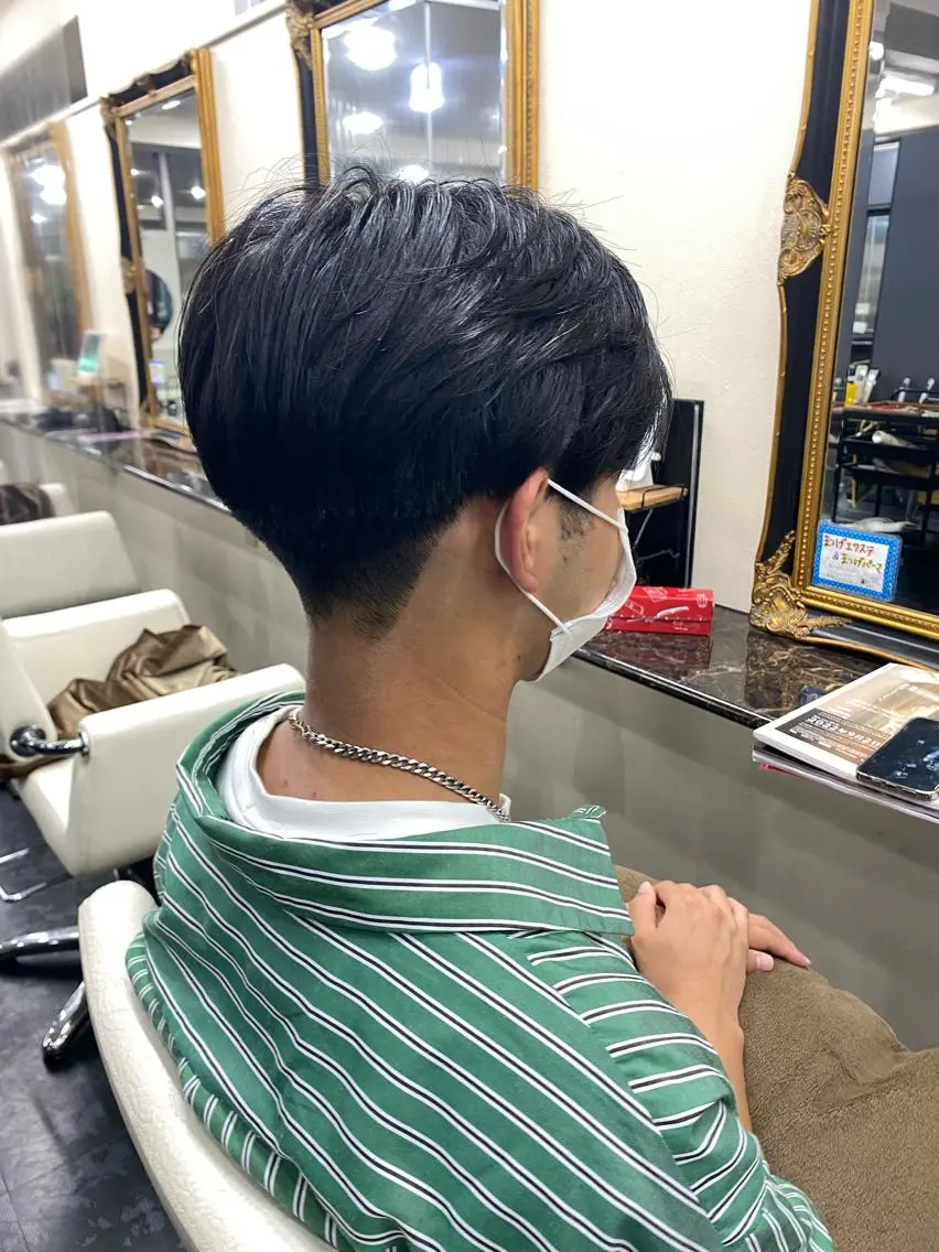 パーマ メンズ ブリーチカラー🫧 森　凪沙のヘアスタイル