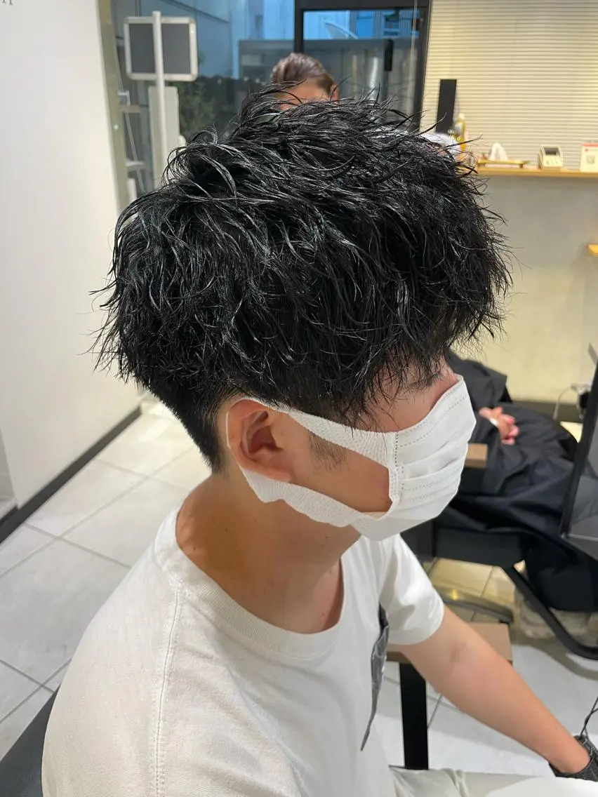 ショート パーマ ヘアアレンジ メンズ 🔥メンズ特化🔥 木村 祐太のヘアスタイル