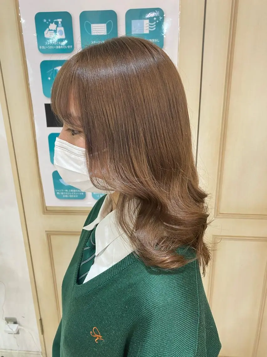 ロング カラー ヘアアレンジ ヘアカラー トリートメント 透明感カラー 古山 結季🌙🖤のヘアスタイル