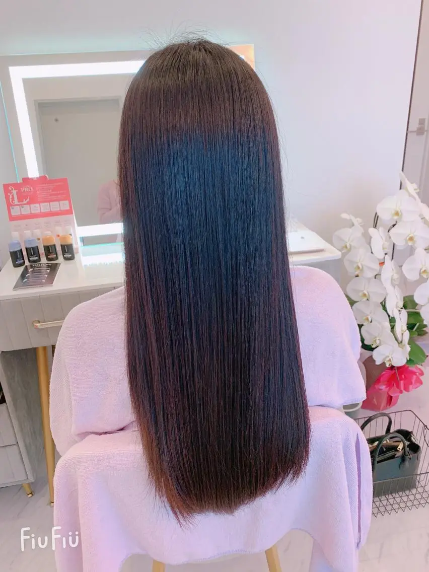 ロング ヘッドスパ 大倉 遥香のヘアスタイル
