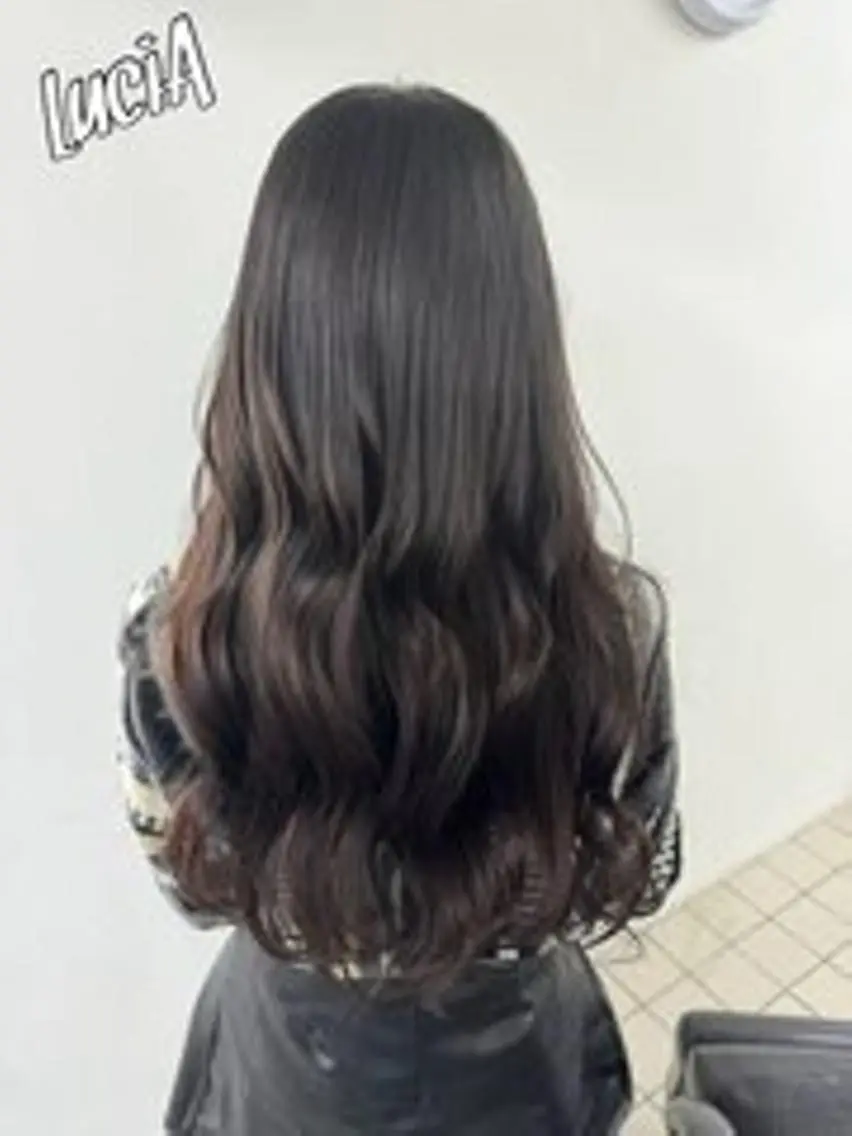 カラー ロング ヘアアレンジ LuciAエクステ カラーNANAのヘアスタイル