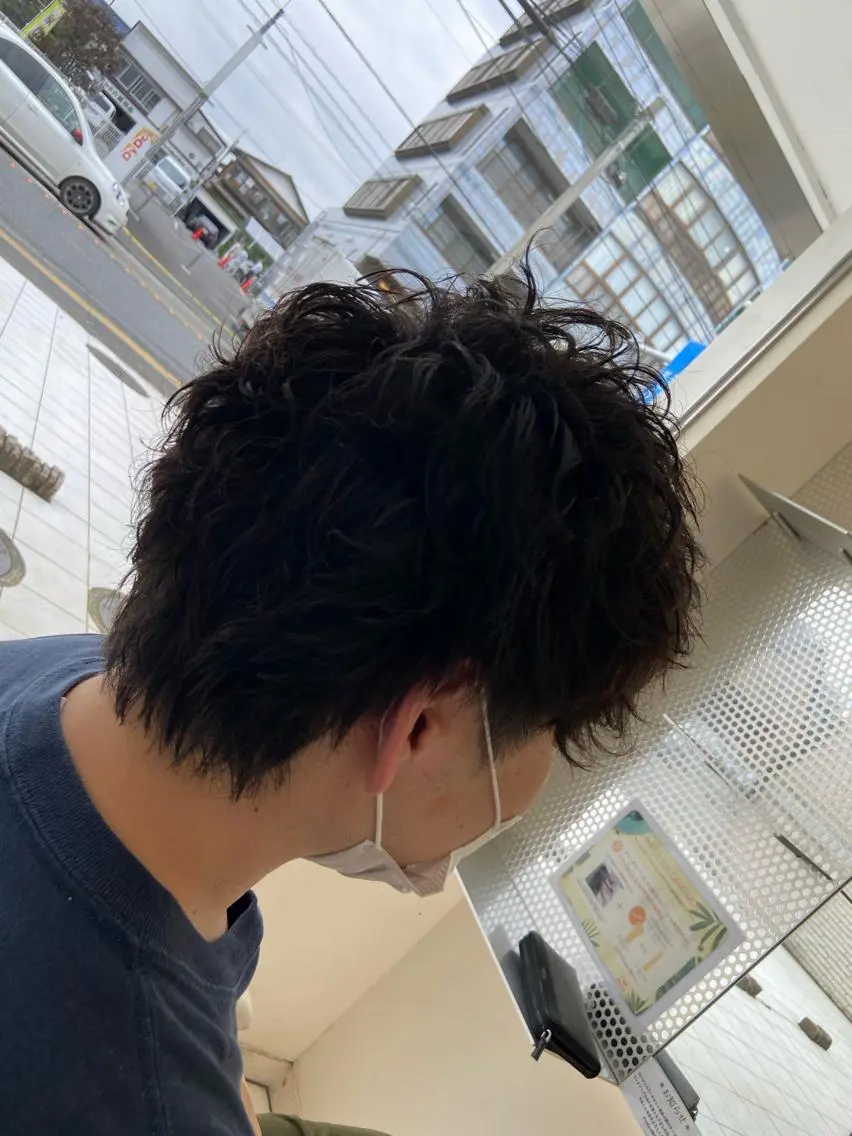 パーマ メンズ メンズパーマ カット パーマ トリートメント メンズ&髪質改善縮毛 矯正【平山🔥拓哉】のヘアスタイル