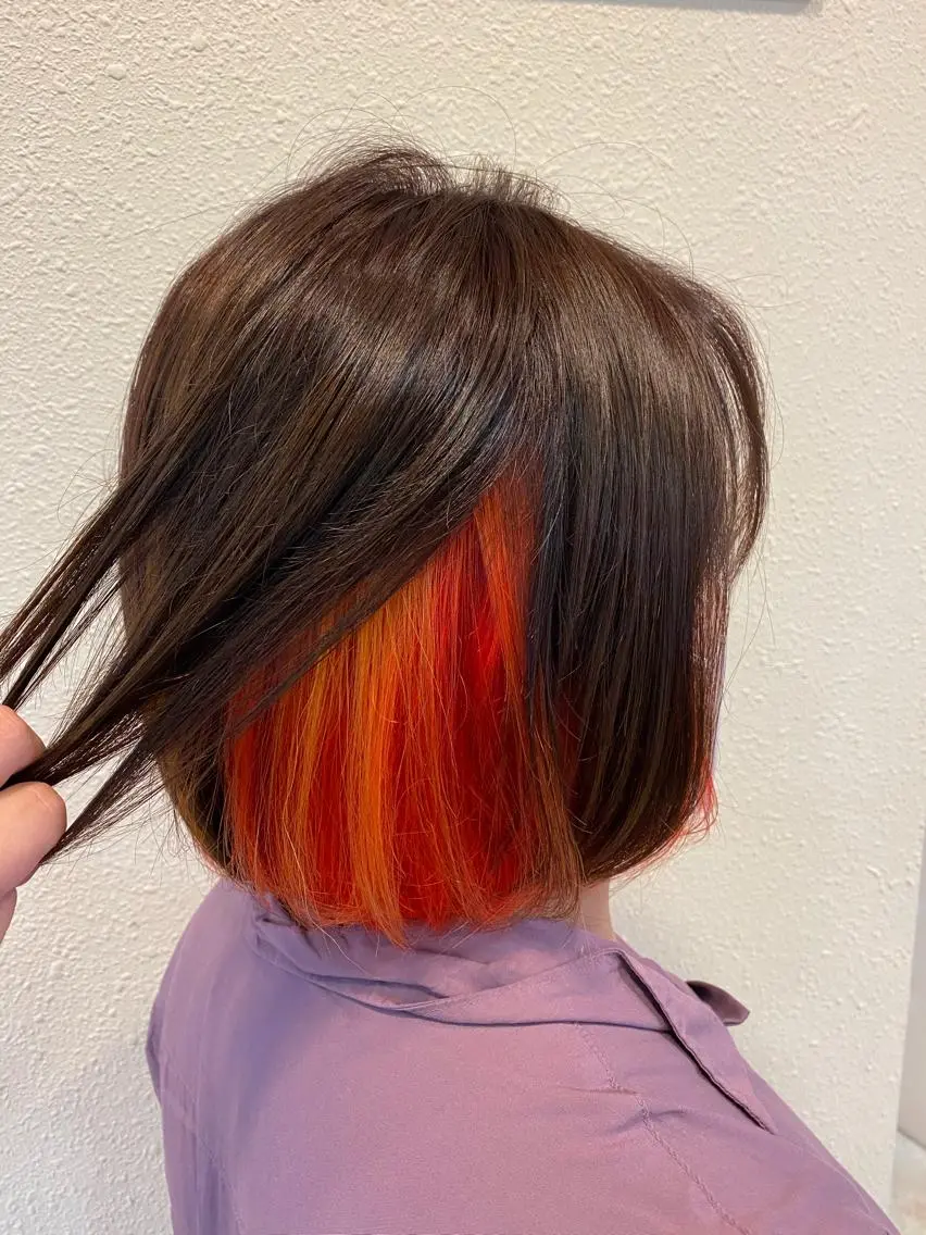 ミディアム ヘアカラー トリートメント 中川 茜里のヘアスタイル