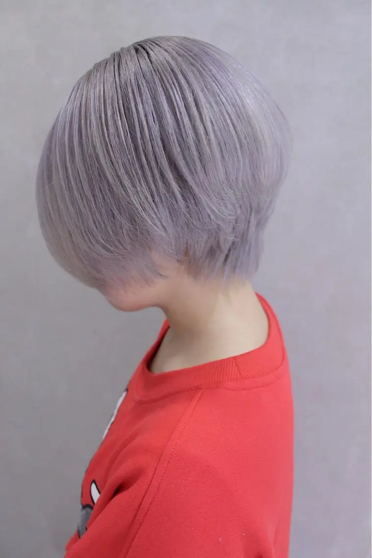 ショート カラー ヘアアレンジ ヘアカラー トリートメント lani ブリーチ /ダブルカラーのヘアスタイル