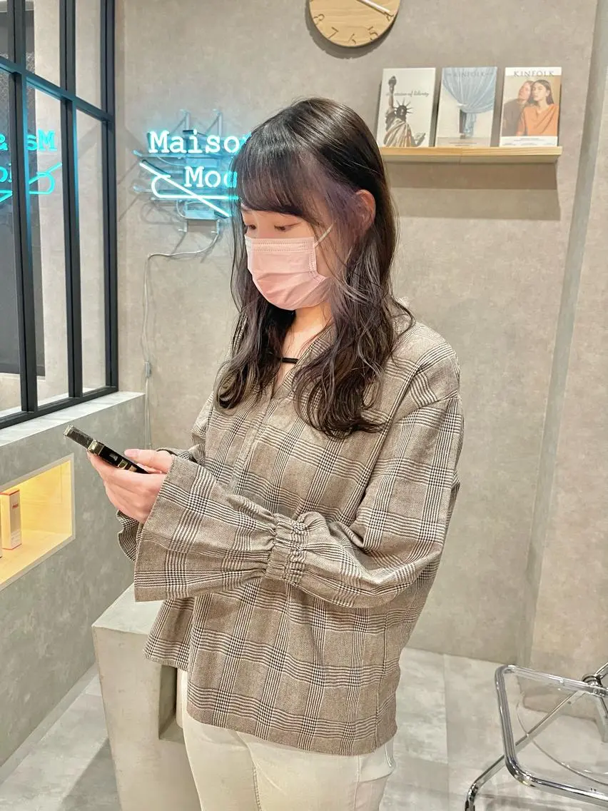 セミロング カット ヘアカラー トリートメント 一ノ瀬 暁のヘアスタイル