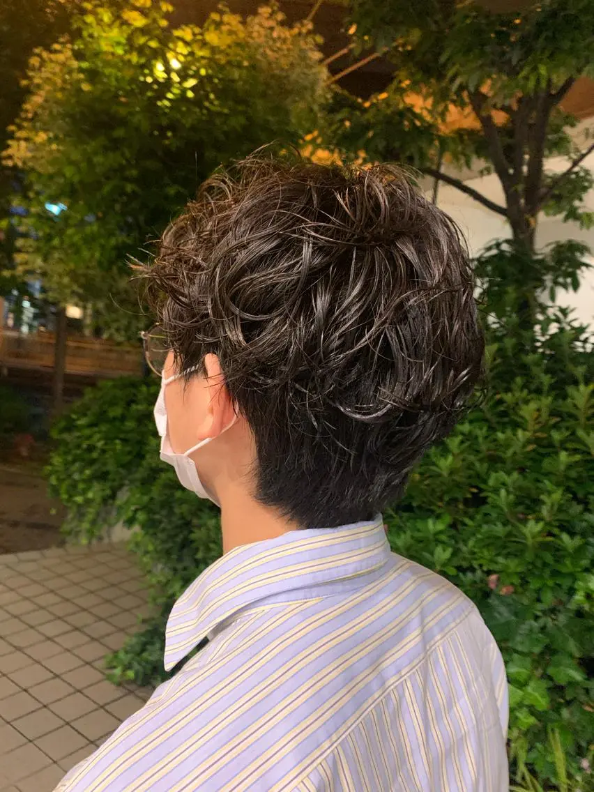 パーマ メンズ メンズパーマ yukie🌷 /暖色🍒梅田サロンのヘアスタイル