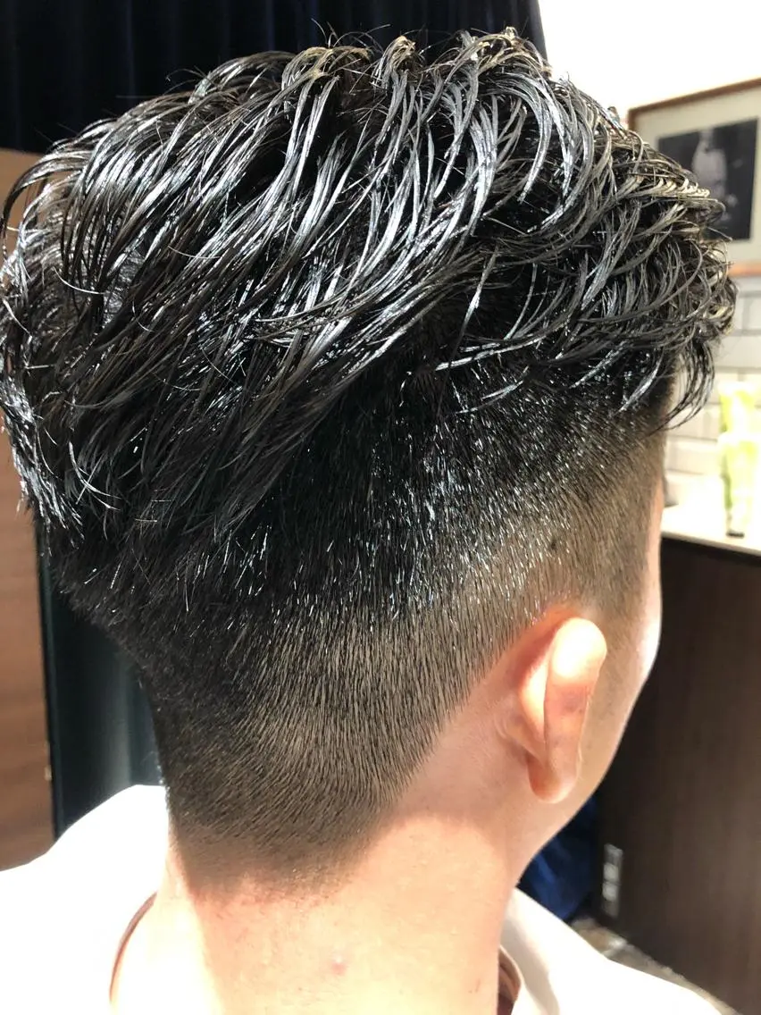 ショート パーマ カット パーマ 岡崎 隆晟のヘアスタイル