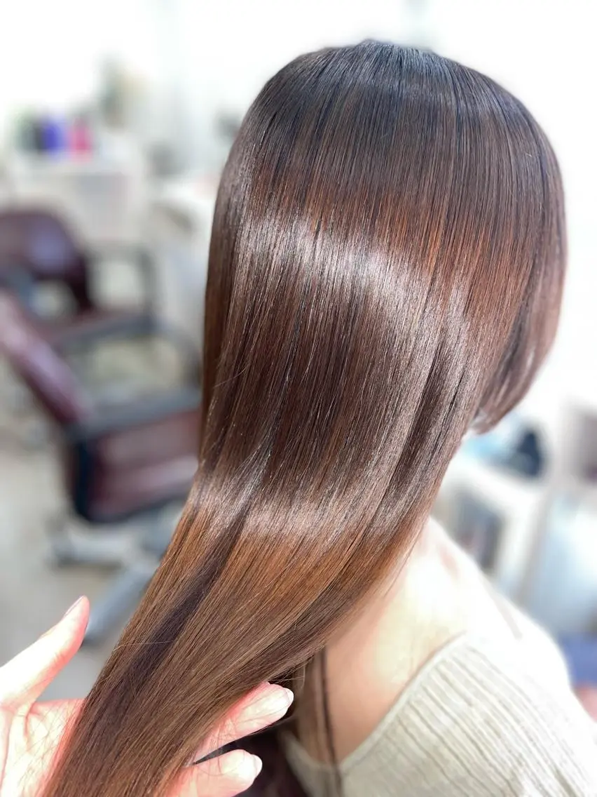 ロング トリートメント 韓国ヘア🤍髪質改善 🇰🇷AKANEのヘアスタイル