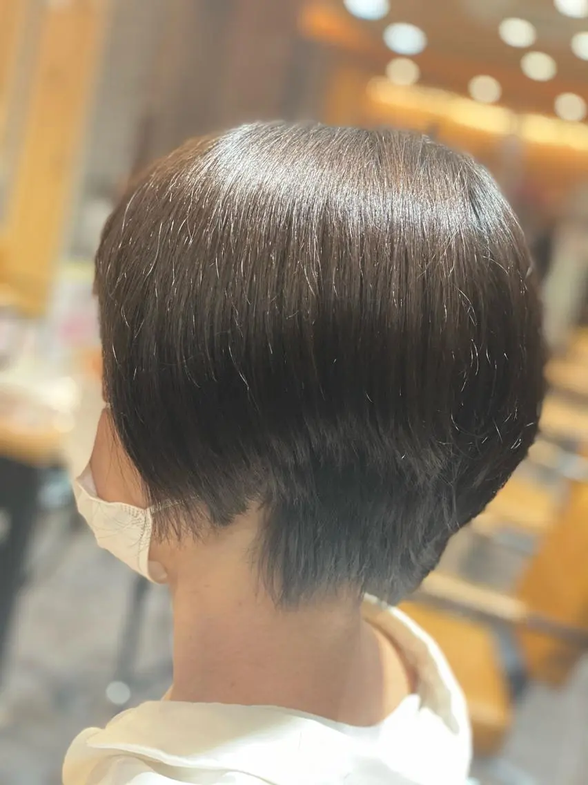 ショート 尾崎 優也のヘアスタイル