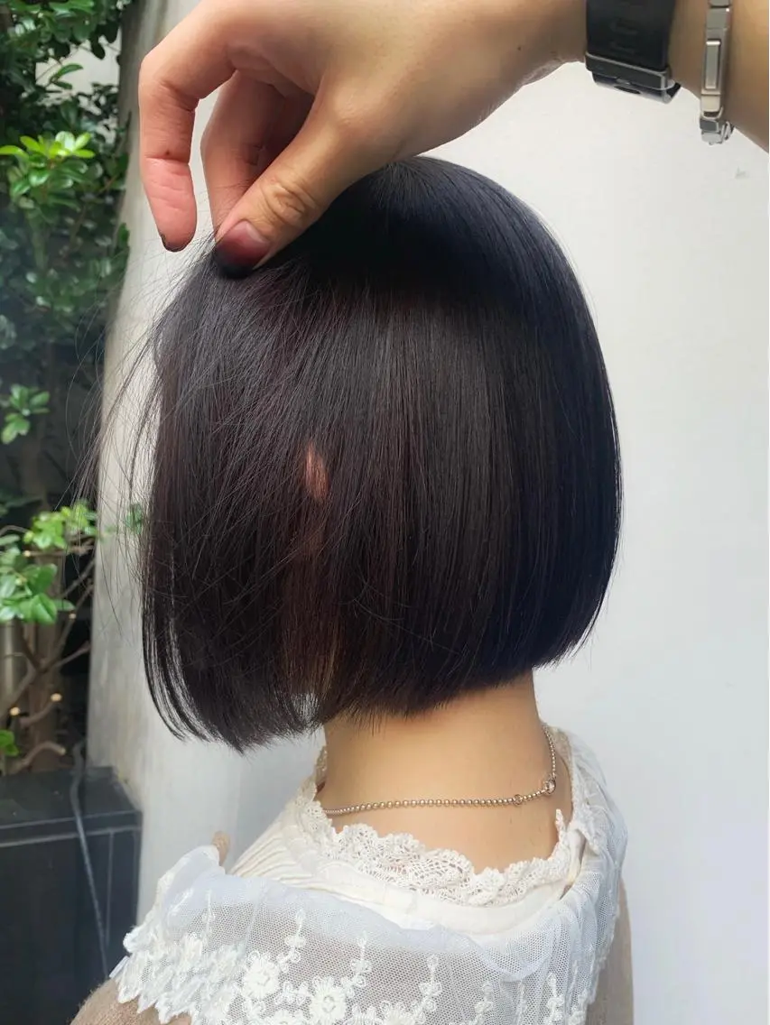 ショート カラー ラベンダーカラー カット ヘアカラー トリートメント 矢野 晃平のヘアスタイル