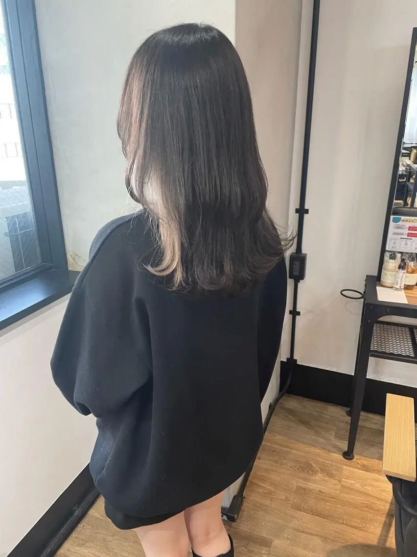 ロング カラー ヘアカラー トリートメント coco♡ 韓国hairのヘアスタイル