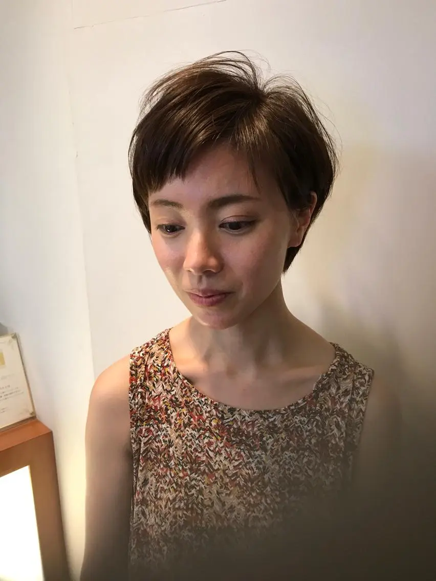 ショート ショートヘア カット 井澤 久美子のヘアスタイル