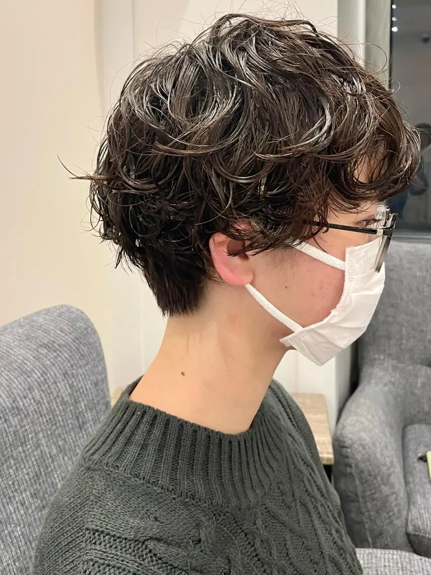 ショート パーマ EMANON 吉祥寺北口のヘアスタイル
