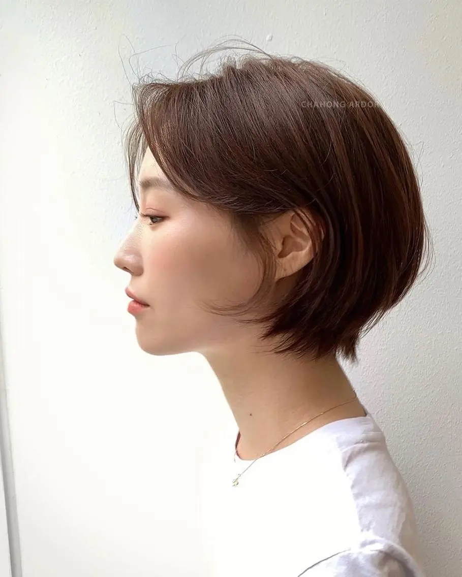 ショート カラー 吉田一輝 外国人パーマのヘアスタイル
