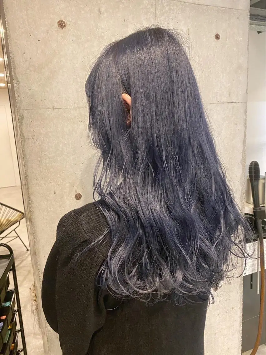 ロング シャドウパーマ/ツイ スト/近藤百華🎀のヘアスタイル