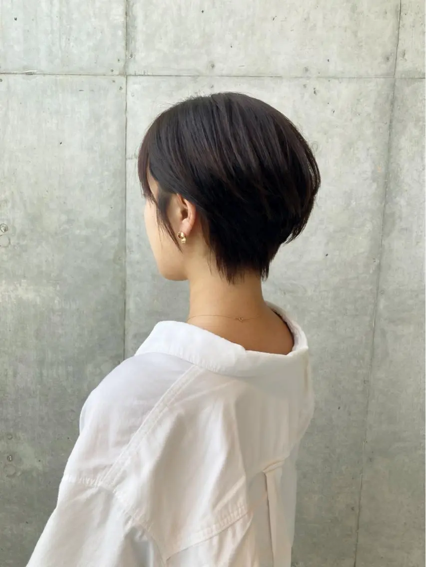 ショート 丸みショート ショートヘア 畔上 尚也のヘアスタイル