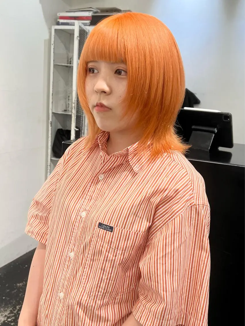セミロング カラー ヘアカラー トリートメント HARU//原宿🤍 リピート率NO.1のヘアスタイル