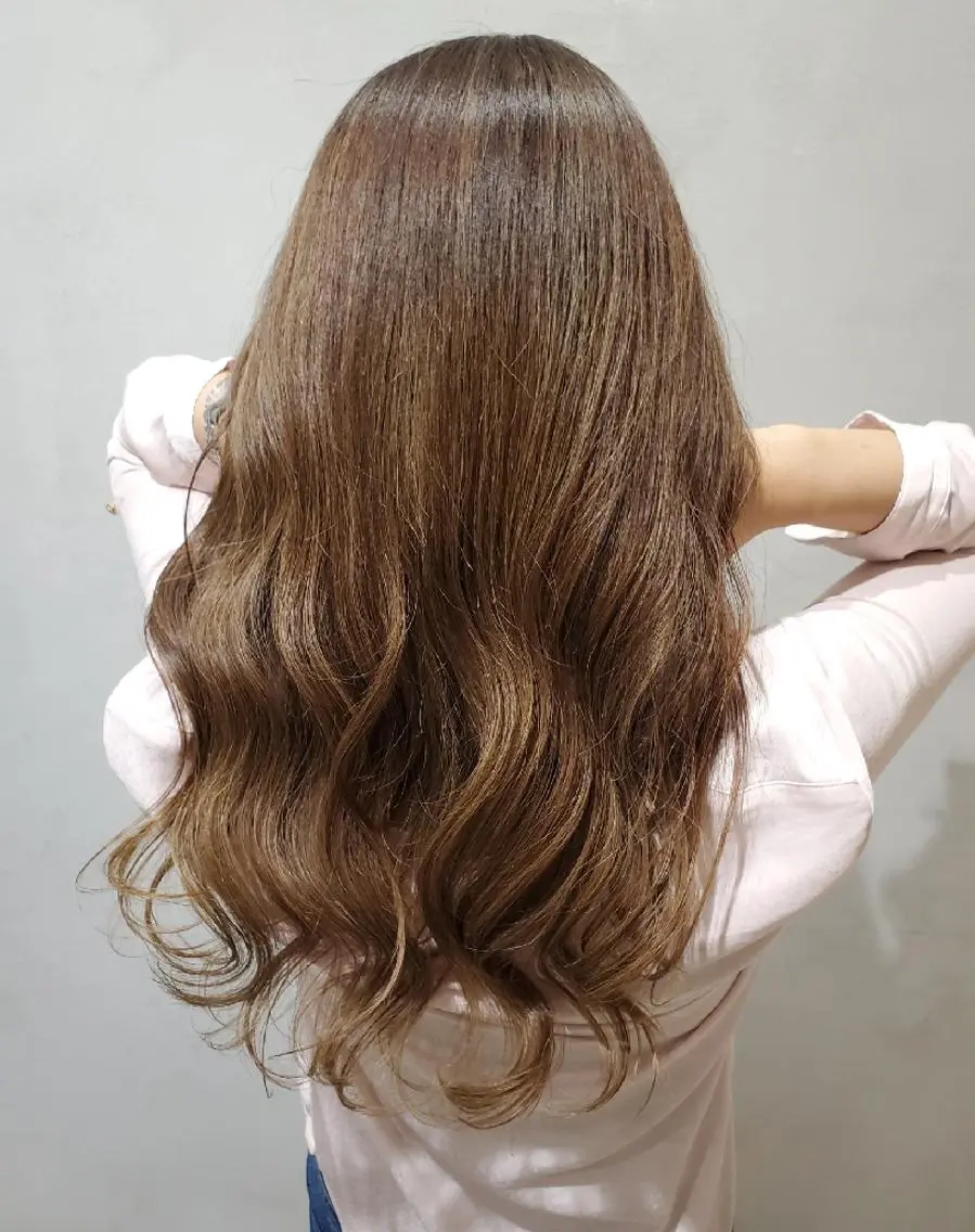 ロング カット ヘアカラー トリートメント 難波/白髪ぼかし/ KAORIのヘアスタイル