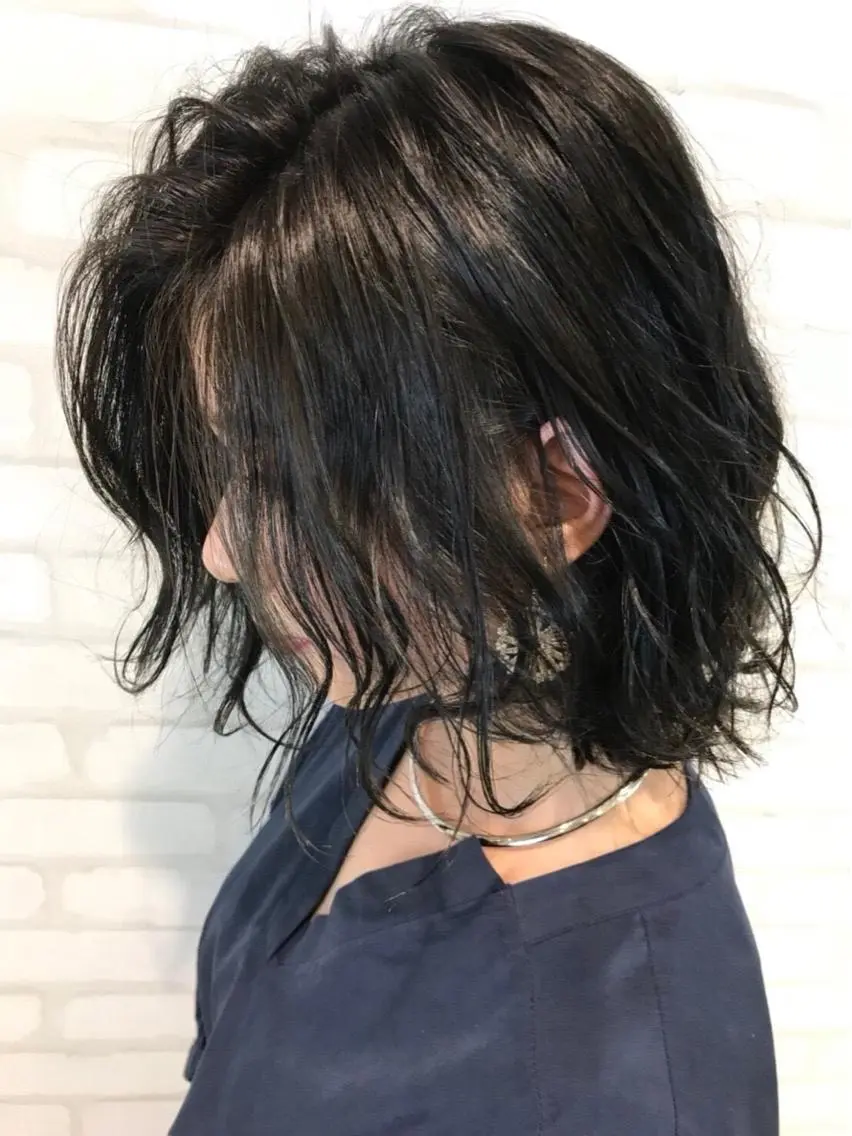 カラー 韓国風特化 池田一之のヘアスタイル