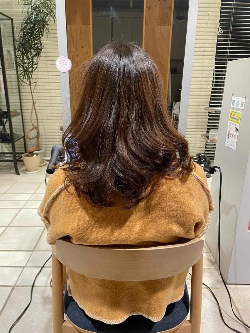 パーマ デジタルパーマ 萩原 琳之祐のヘアスタイル