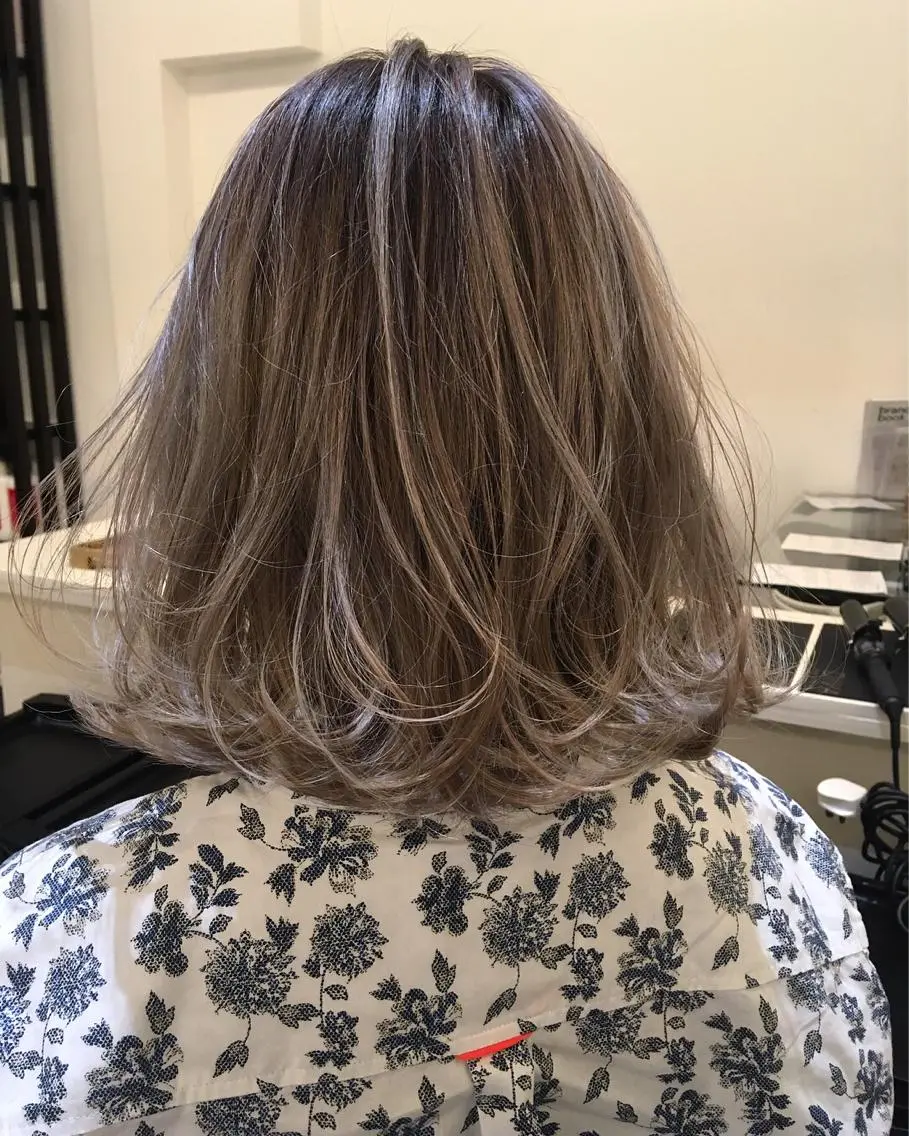 ミディアム カラー カット ヘアカラー ヘアセット TOPSTYLIST 🇬🇧JIMMYのヘアスタイル