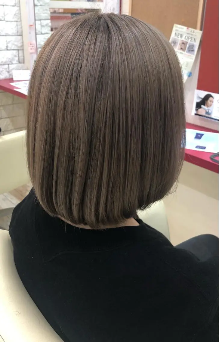 ショート カラー ブリーチ 透明感カラー ハイトーンカラー カット ヘアカラー まさき✂︎ /ブリーチカラーのヘアスタイル