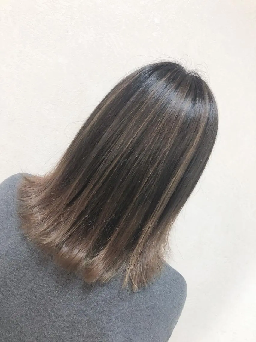 ミディアム カット トリートメント 竹嶋 興樹のヘアスタイル