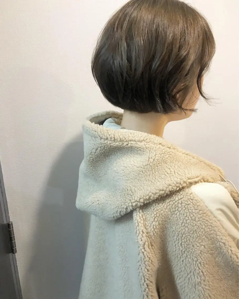 ショート カラー ブリーチ ブリーチなしカラー ダメージレスサロン✨ kayo🌱のヘアスタイル