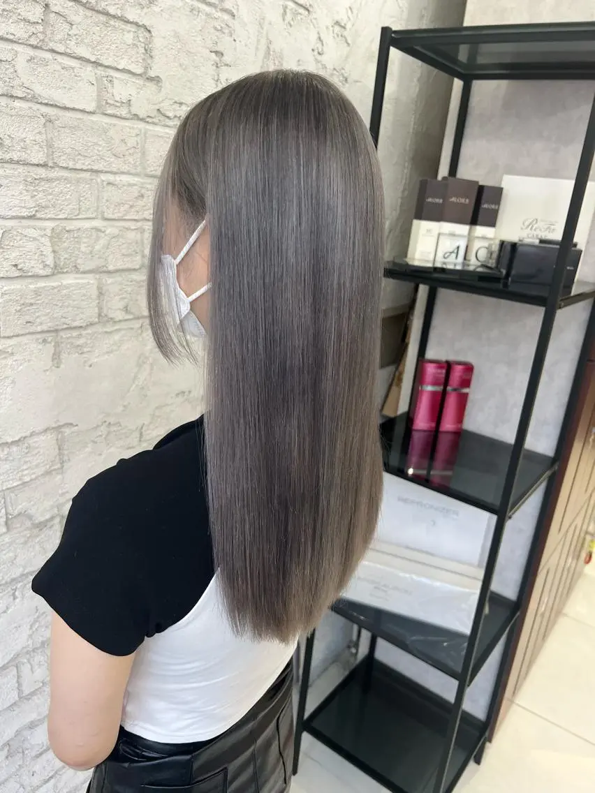 ロング カラー ヘアカラー エクステ＆艶カラー 🎀YURINA🎀のヘアスタイル