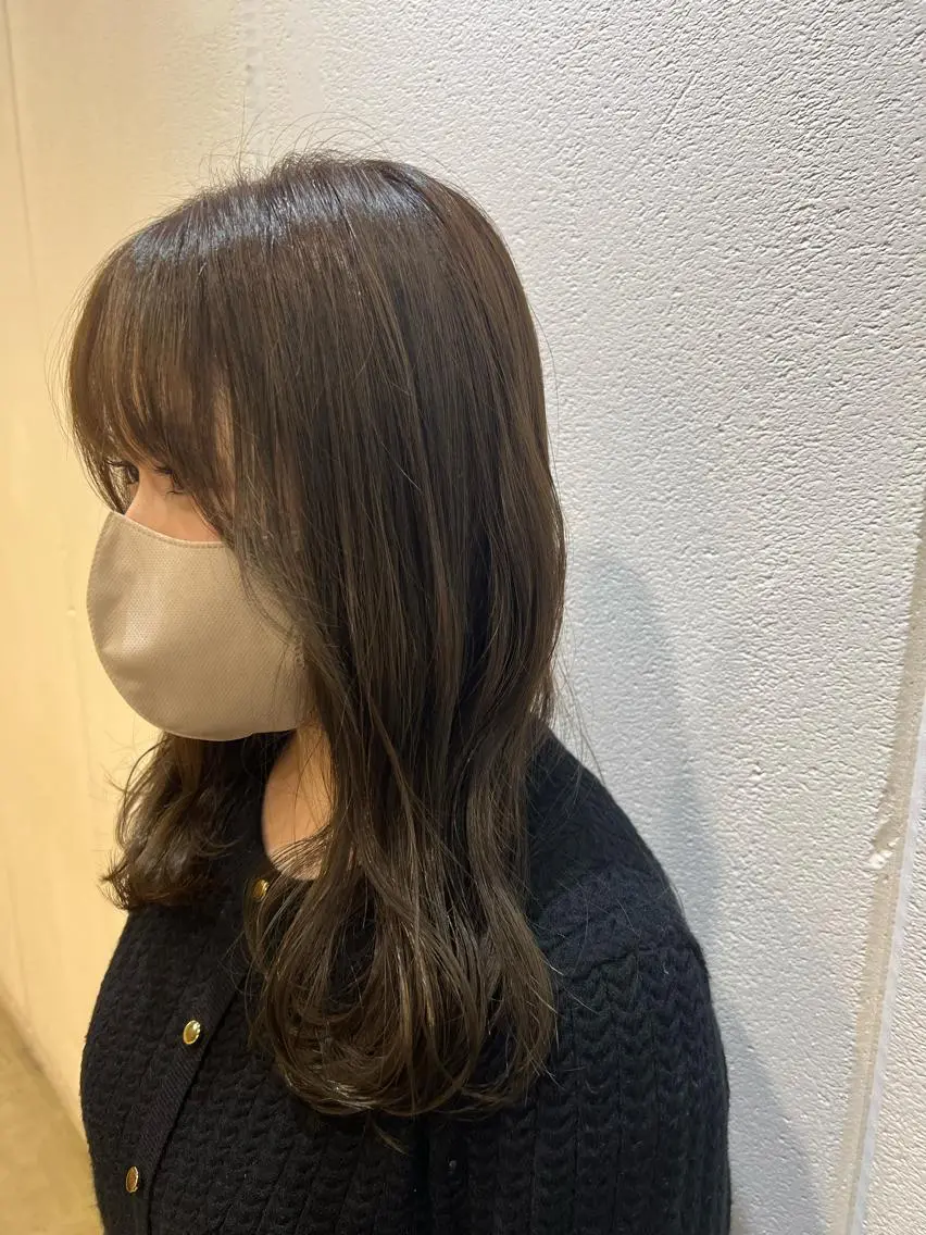 カラー グレージュ オリーブグレージュ オリーブグレー beleefric 🩵チセのヘアスタイル
