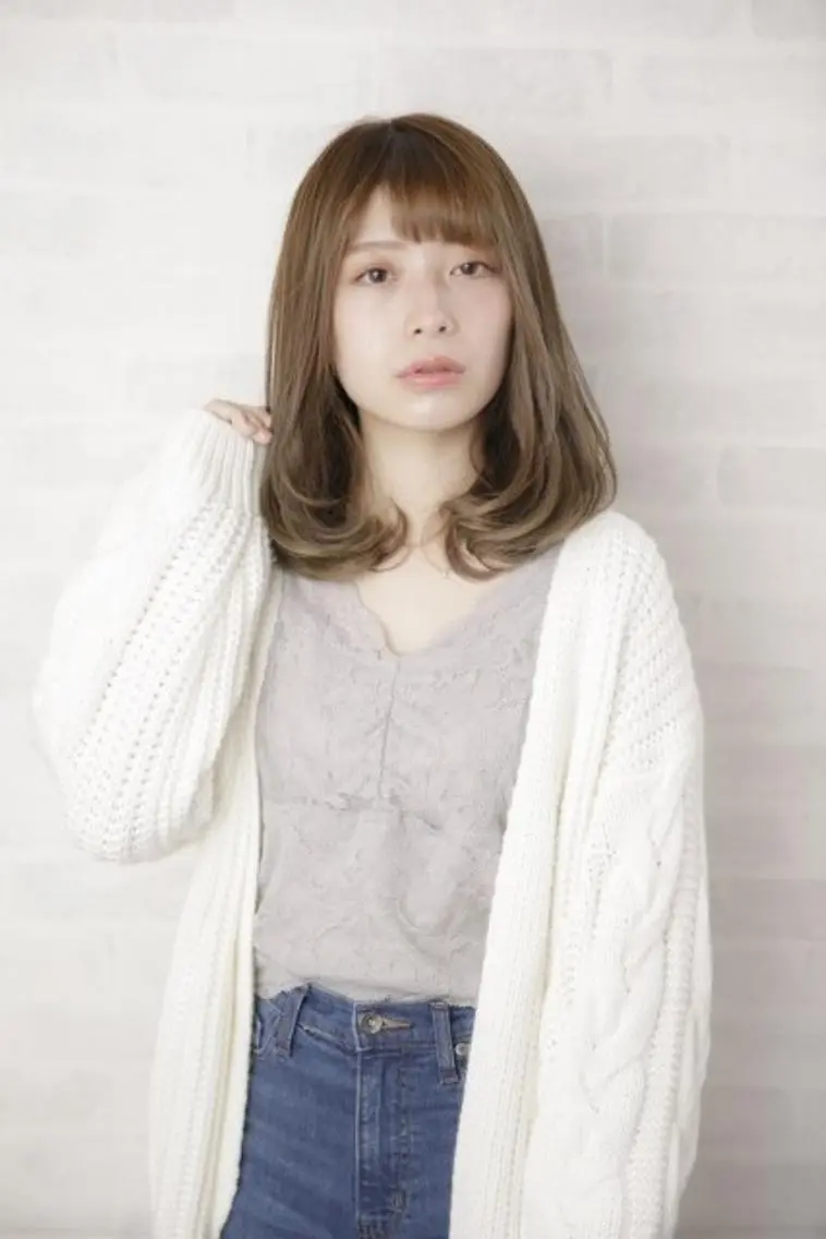 ミディアム カット 似合わせカット 銀座/アライ カズヤのヘアスタイル