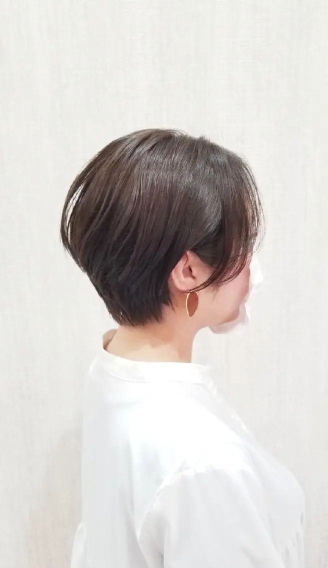 ショート カラー ハンサムショート ショートヘア カット ヘアカラー レイヤー×艶髪特化 代表 西村功平のヘアスタイル
