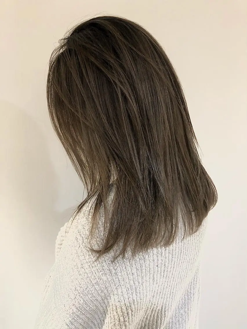 ロング カラー 東 みのりのヘアスタイル
