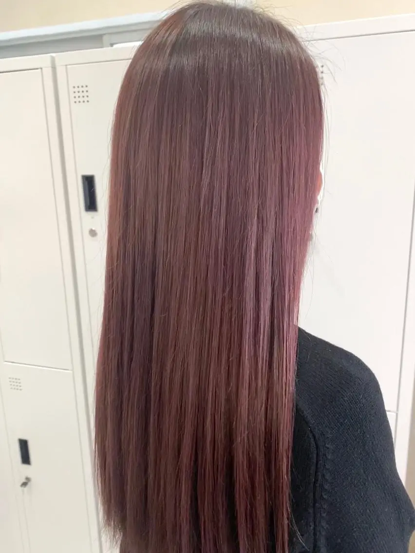 ロング ヘアカラー トリートメント 吉原 みえのヘアスタイル