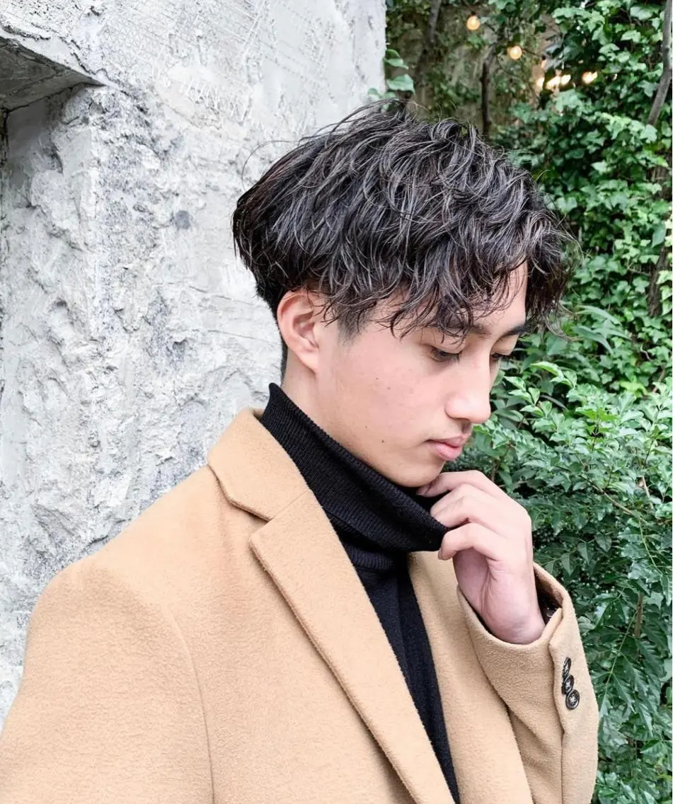パーマ カット パーマ トリートメント メンズ似合わせ🪞 kotoriのヘアスタイル
