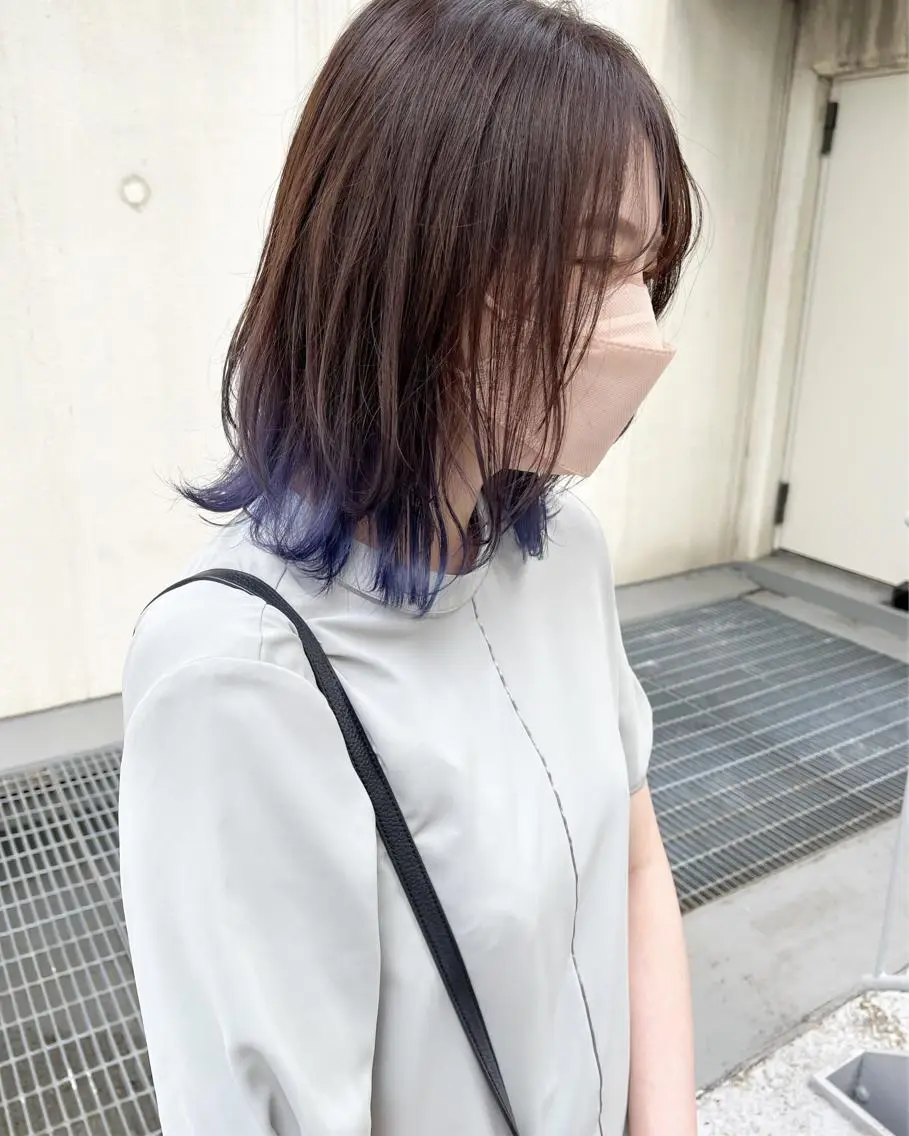 ミディアム カラー ハイトーン/ショート 村上淳乃🐥のヘアスタイル