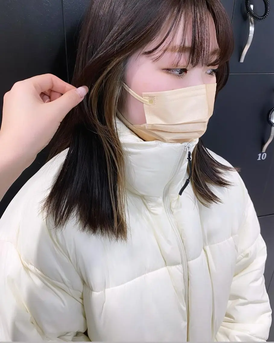 ミディアム カラー カット ヘアカラー トリートメント マンツーマン半個室 tamuraのヘアスタイル